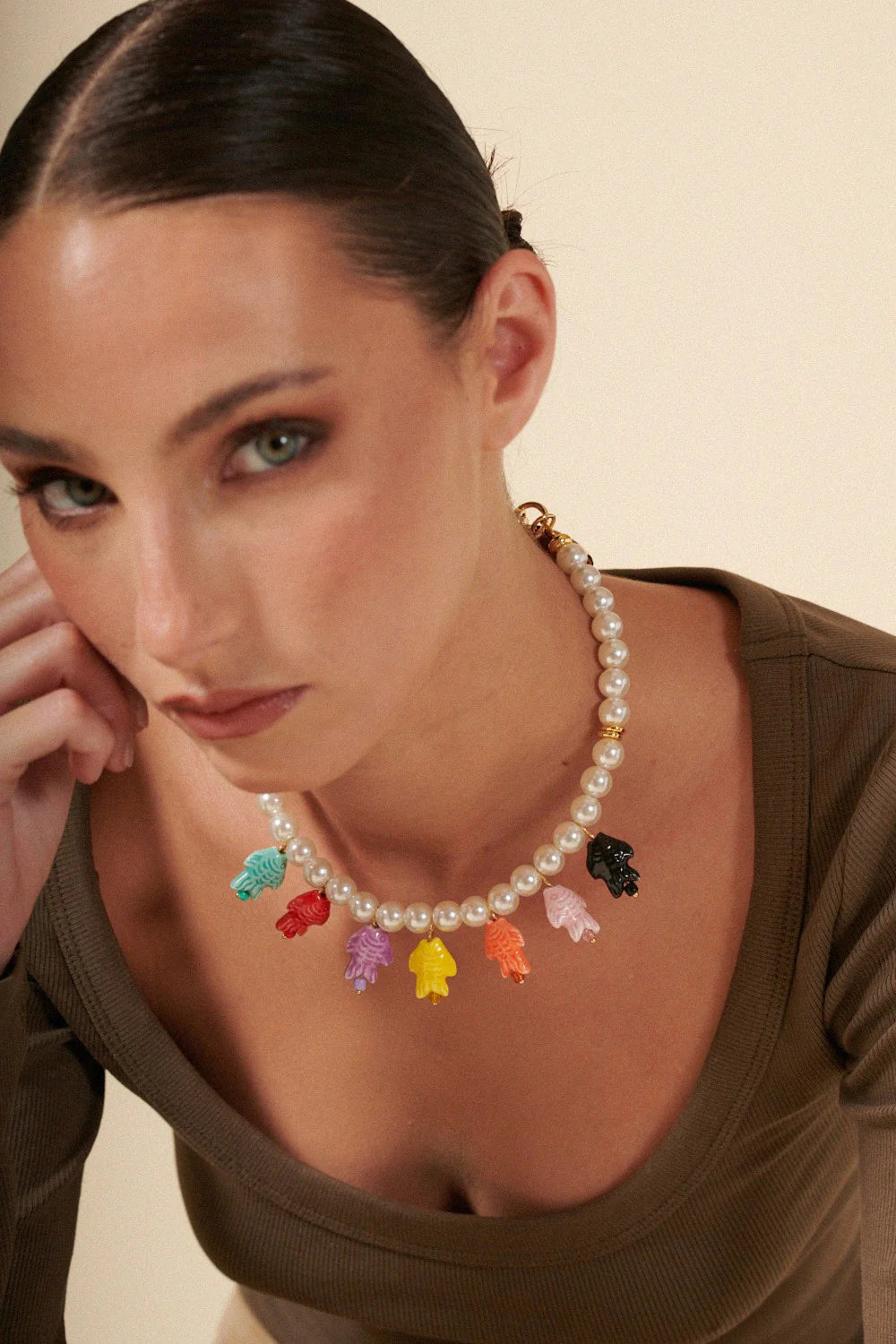 White Doris  Necklace