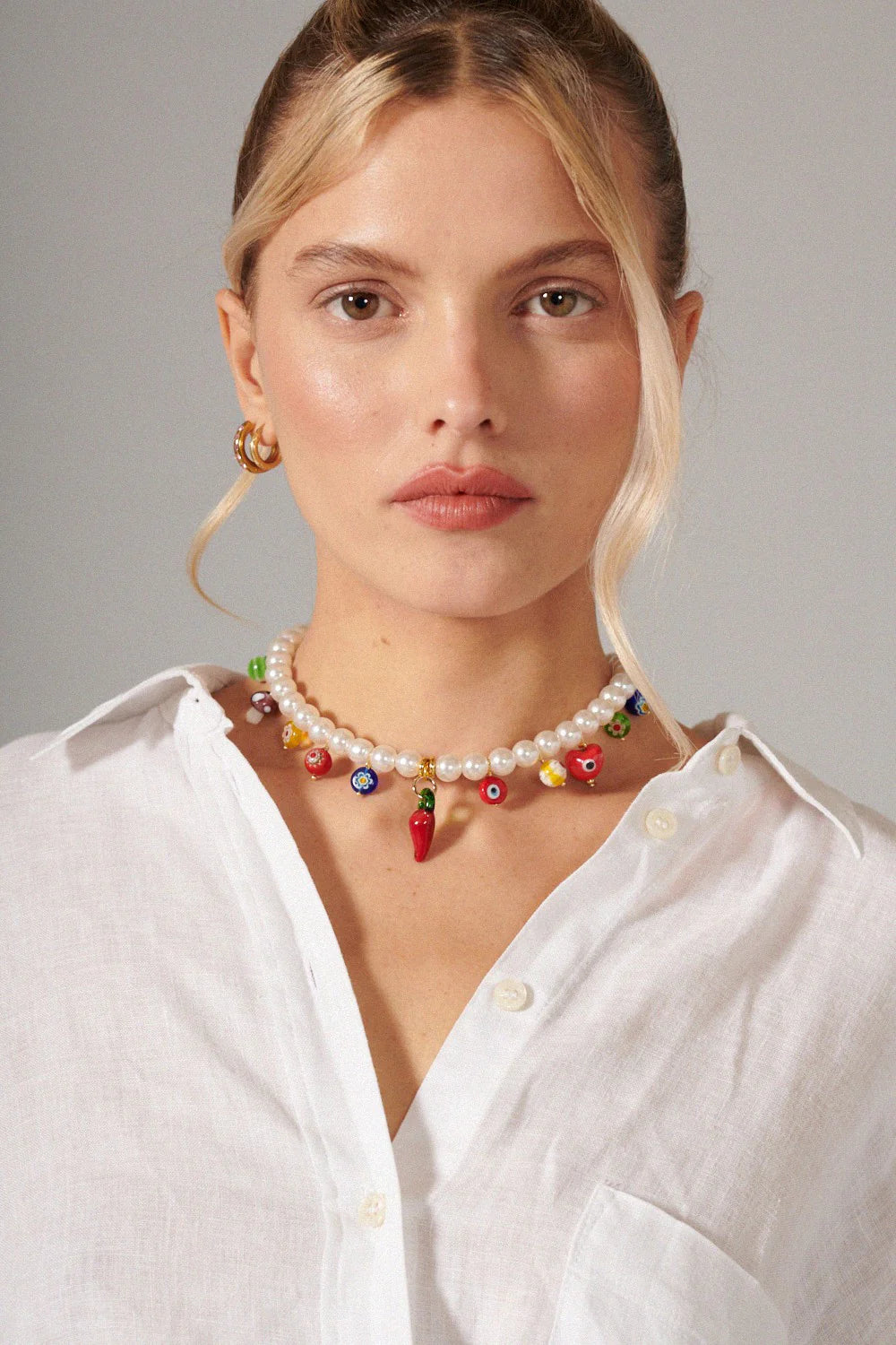 Lev Nechlace with Charms