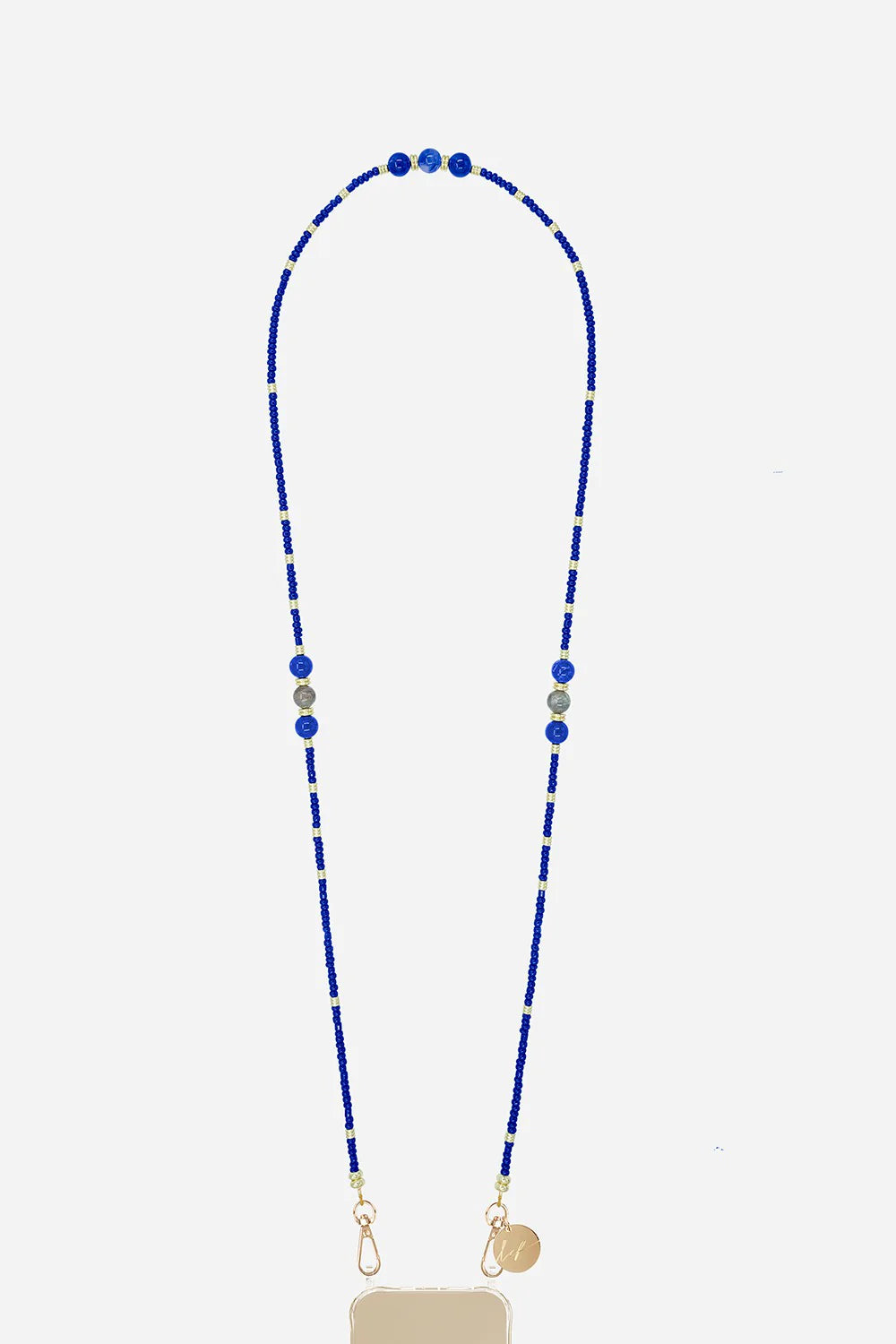 Iris Blue Pearls Chain