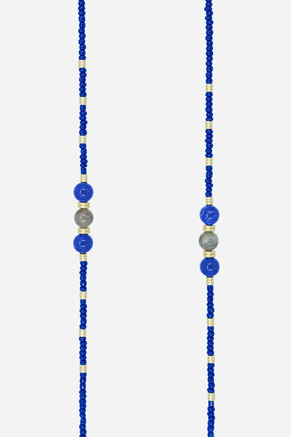 Iris Blue Pearls Chain