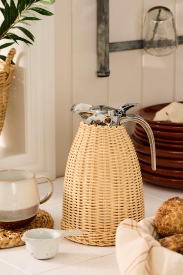 Thermos Natural Rattan Braid