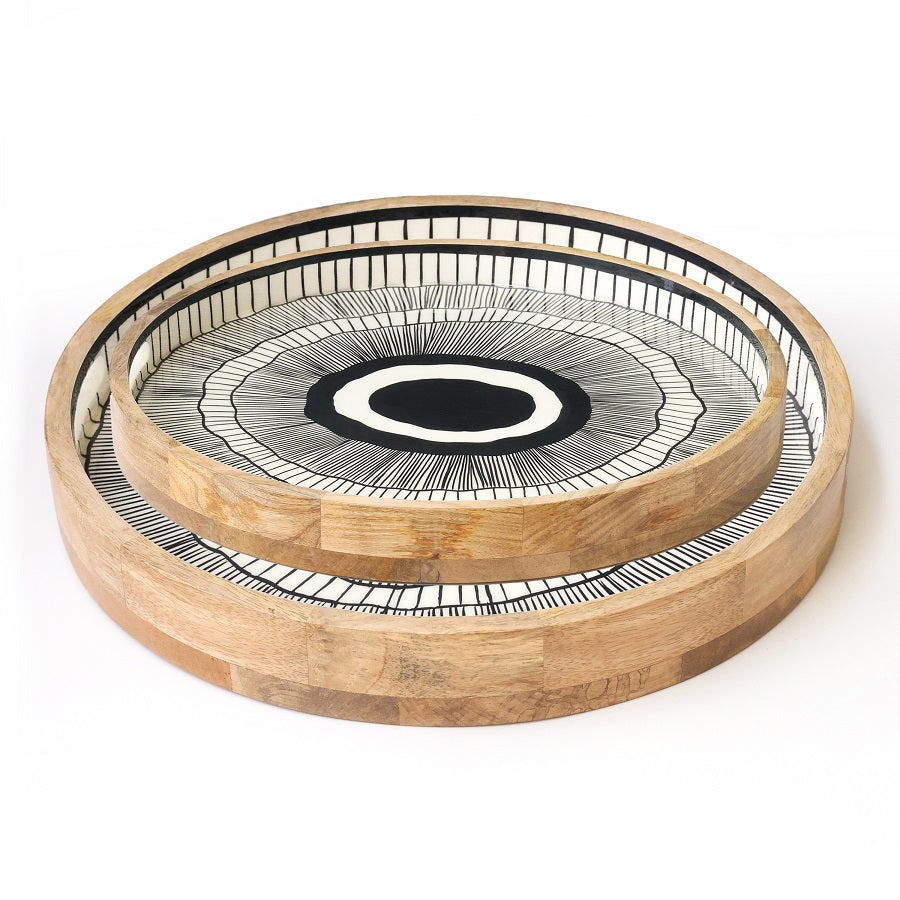 Fancy Round Tray Sets