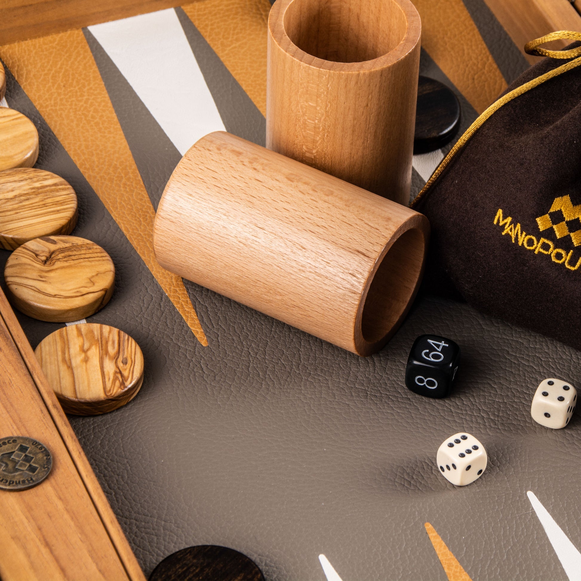 Premium Leatherette Backgammon