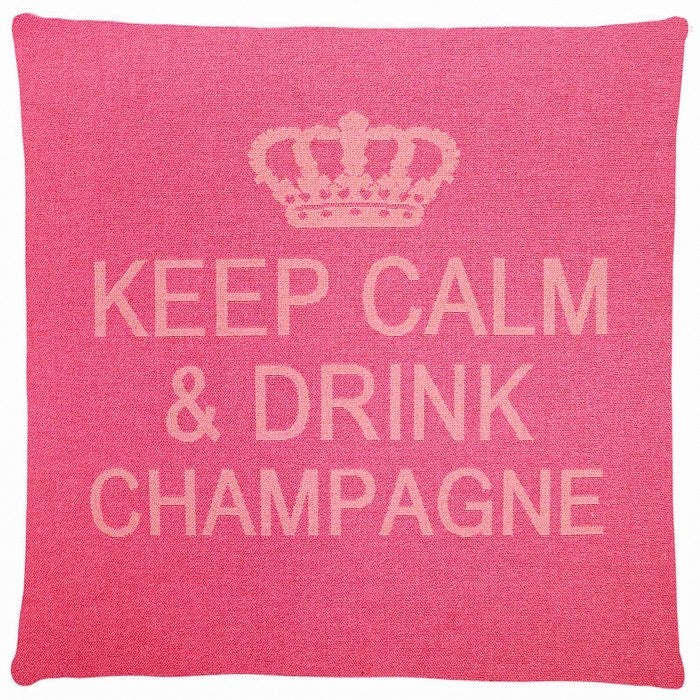 Keep Calm and Drink Champagne Cushions