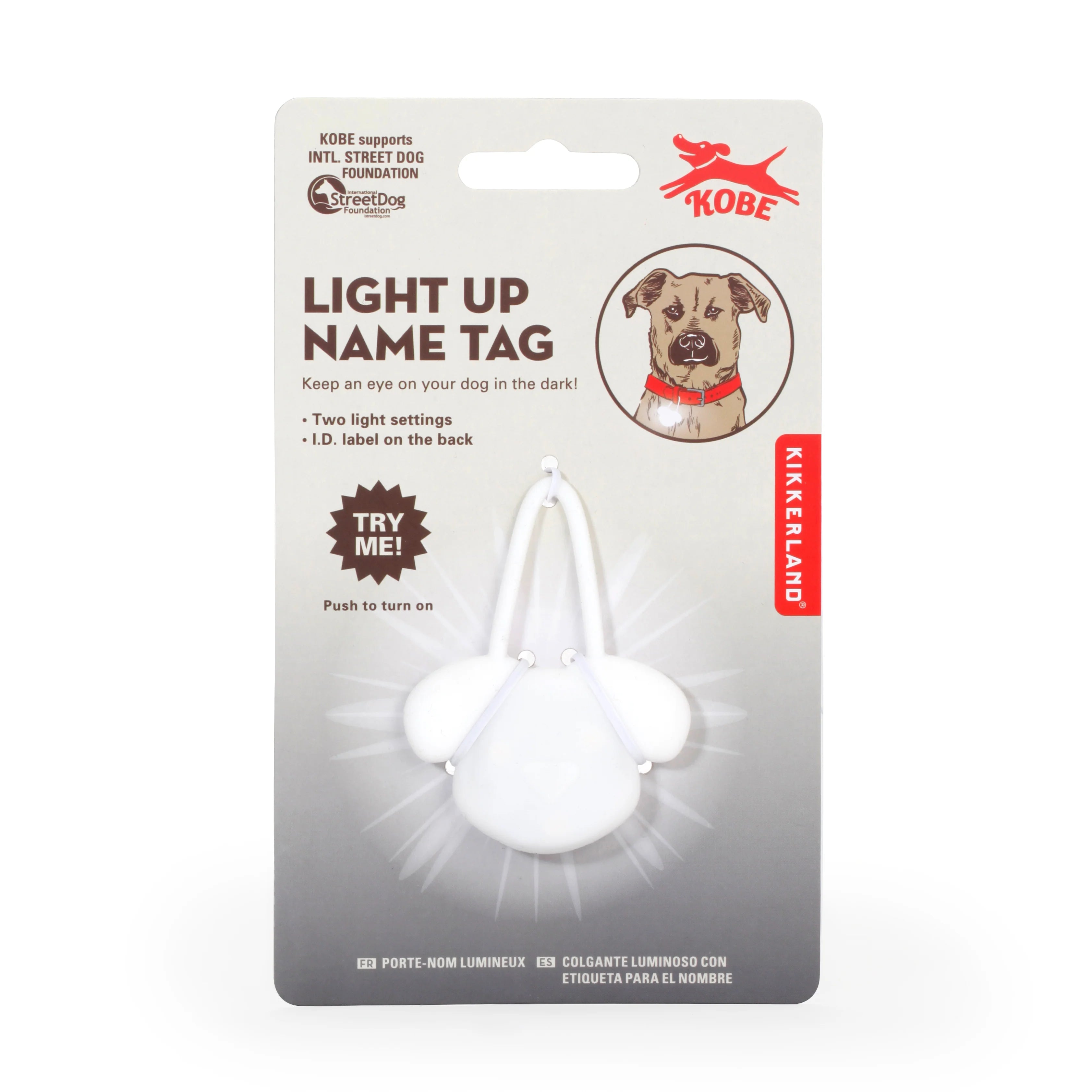 Kobe Light Up Name Tag