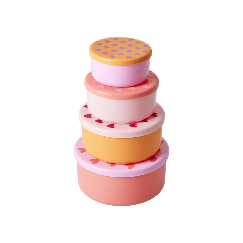 Round Food Boxes (Set of 4)