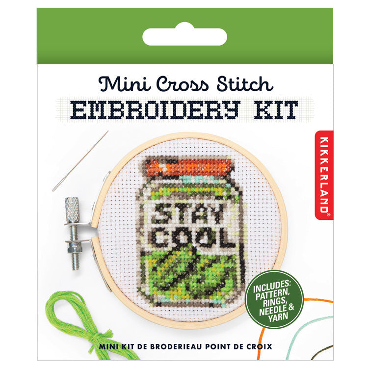 Mini Cross Stitch Embroidery Kit