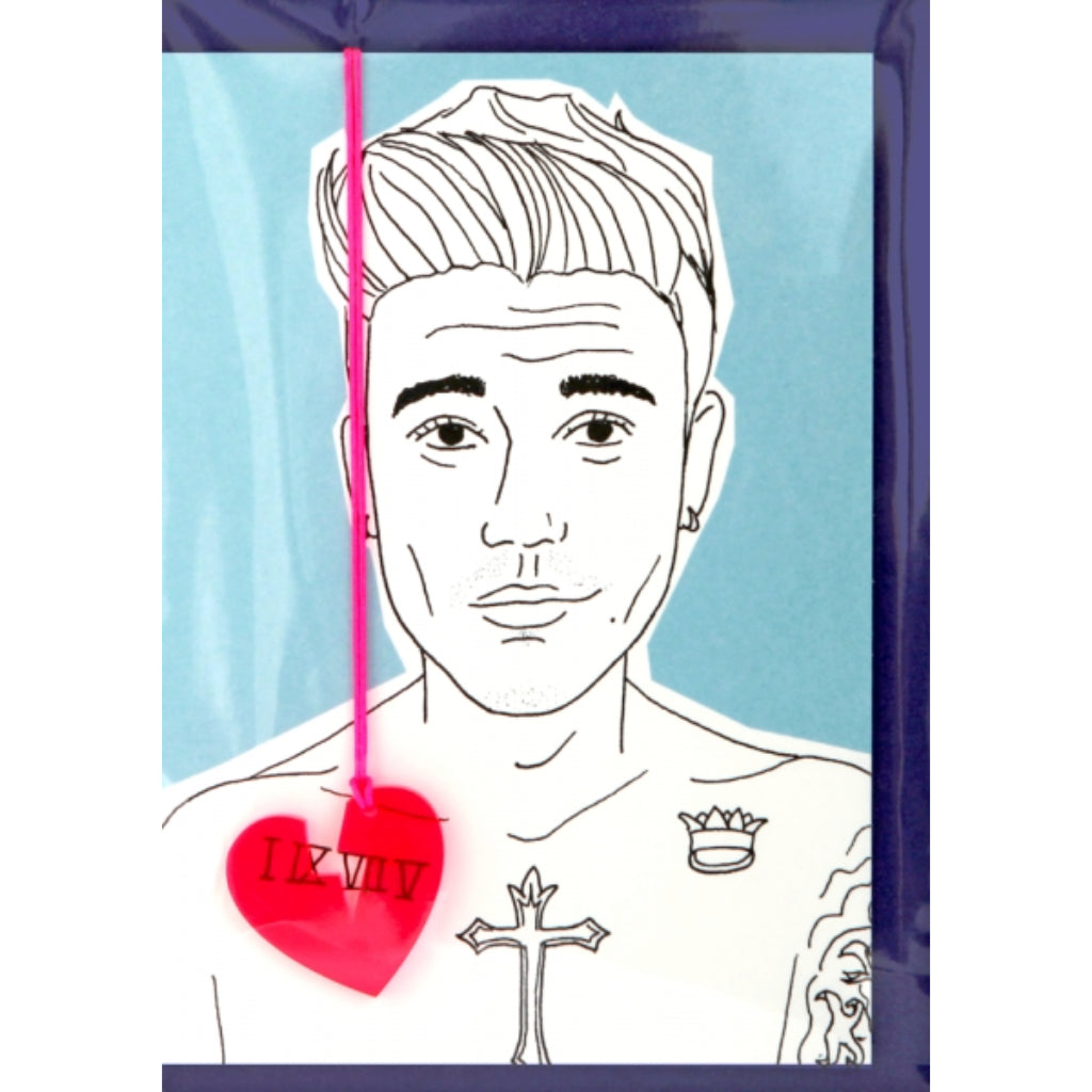 Celebrity Greeting Cards & Necklace