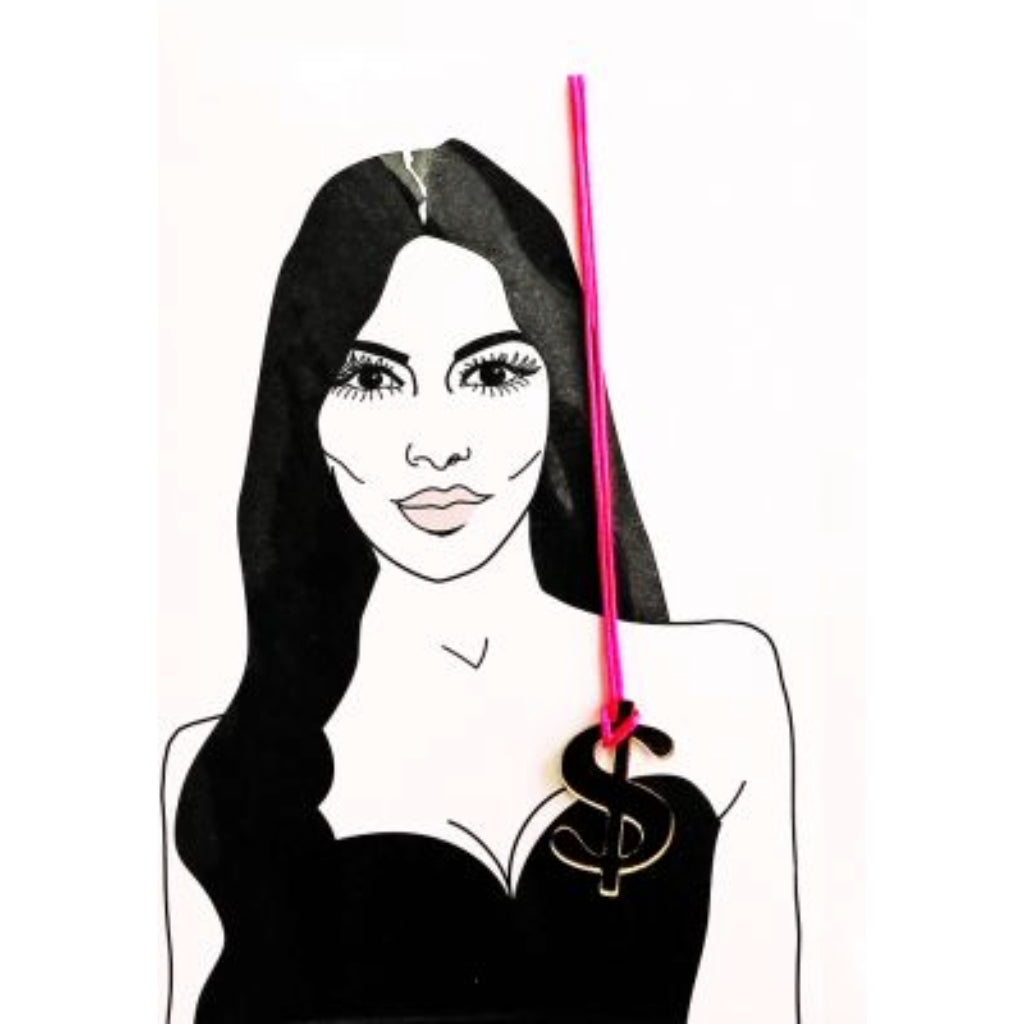 Celebrity Greeting Cards & Necklace