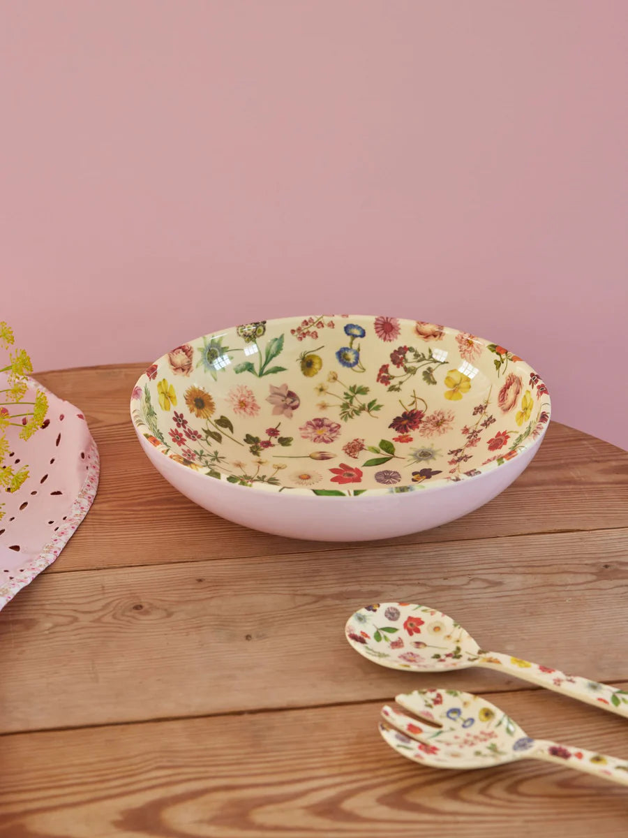 Floras Dream Melamine Salad Set