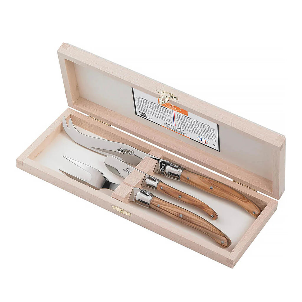 Olivewood Cheese Knife Set of 3