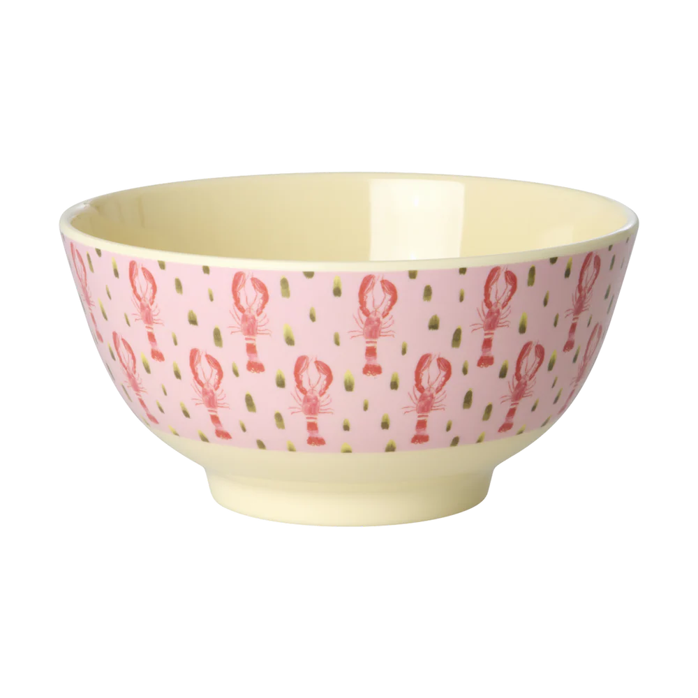 Melamine Bowl Lobster Print