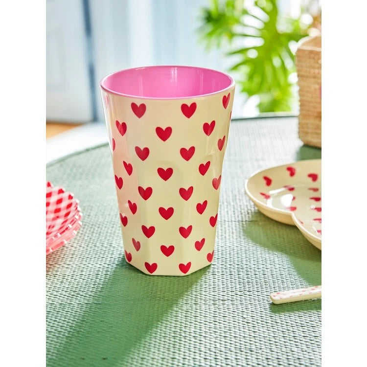 Melamine Darling Hearts Print Set