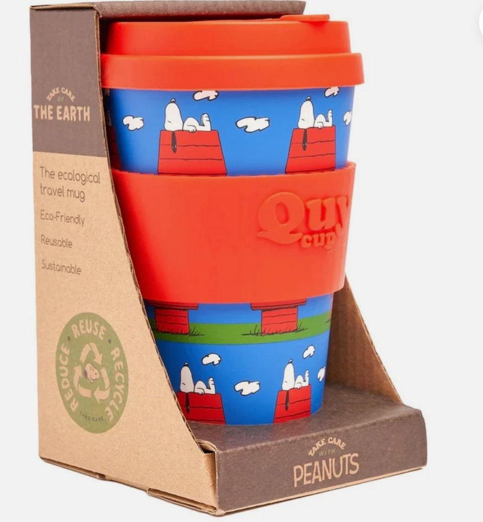 Peanuts QuyCup Snoopy 400ml Takeaway Coffee Mug