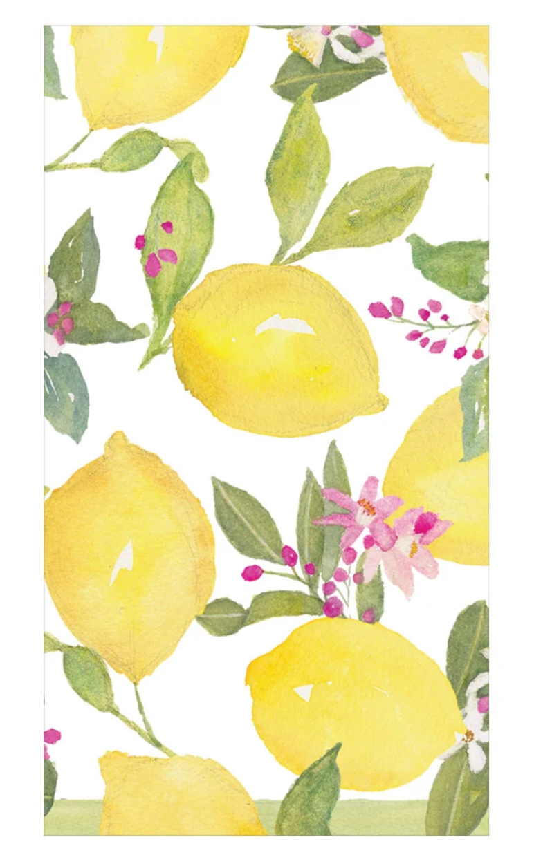 Caspari Limoncello Paper Napkins