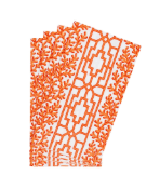 Caspari Coral & Trellis Coral Napkins