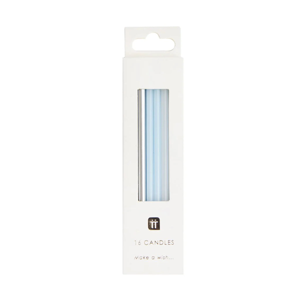 Blue Candles (Set of 16)