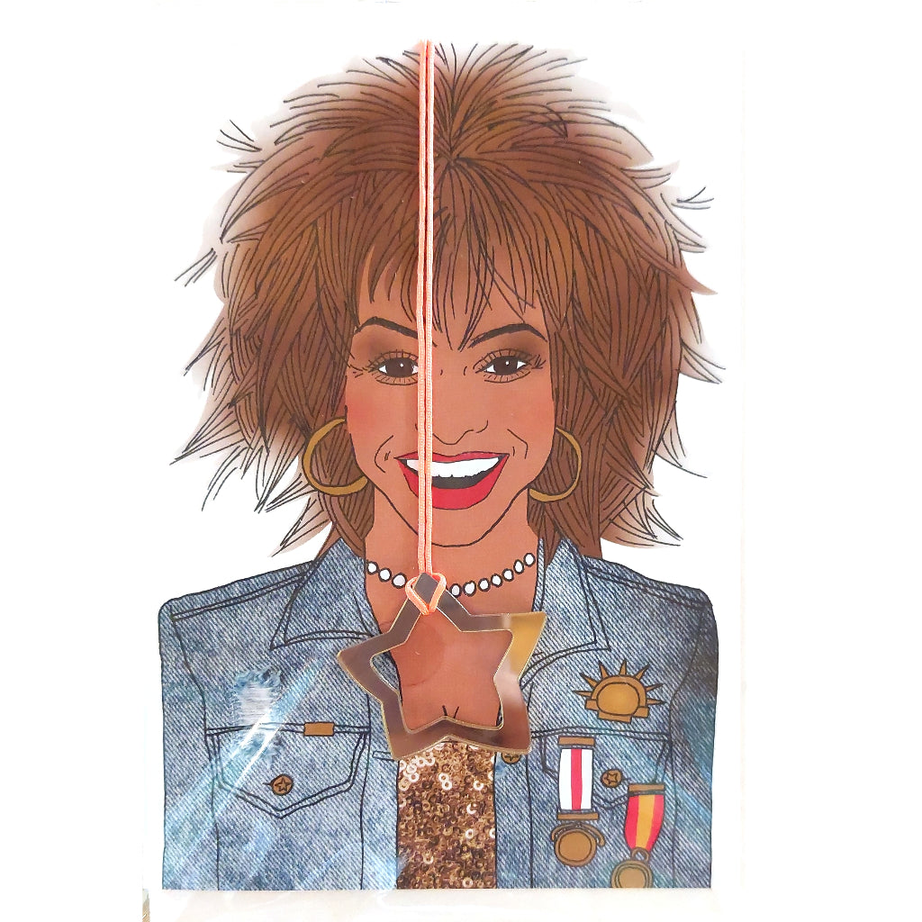 Celebrity Greeting Cards & Necklace