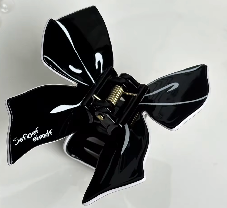 Bowknot Hair Claw Tips 7cm