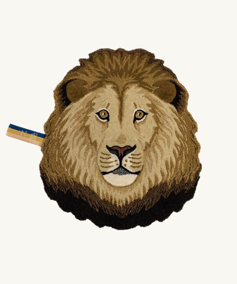 Hand-Tufted Ari Lion Head Rug
