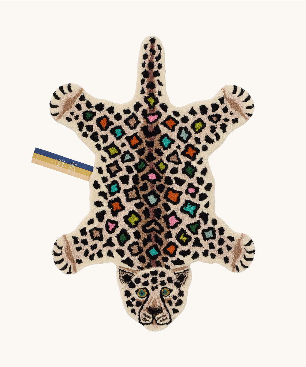 Hand-Tufted Disco Leopard Rug