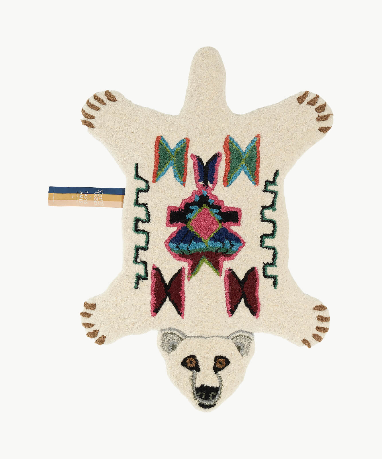 Hand-Tufted Kasbah Polar Bear Rug