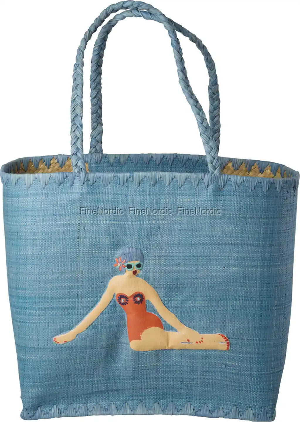 Raffia Lady Swimster Bag