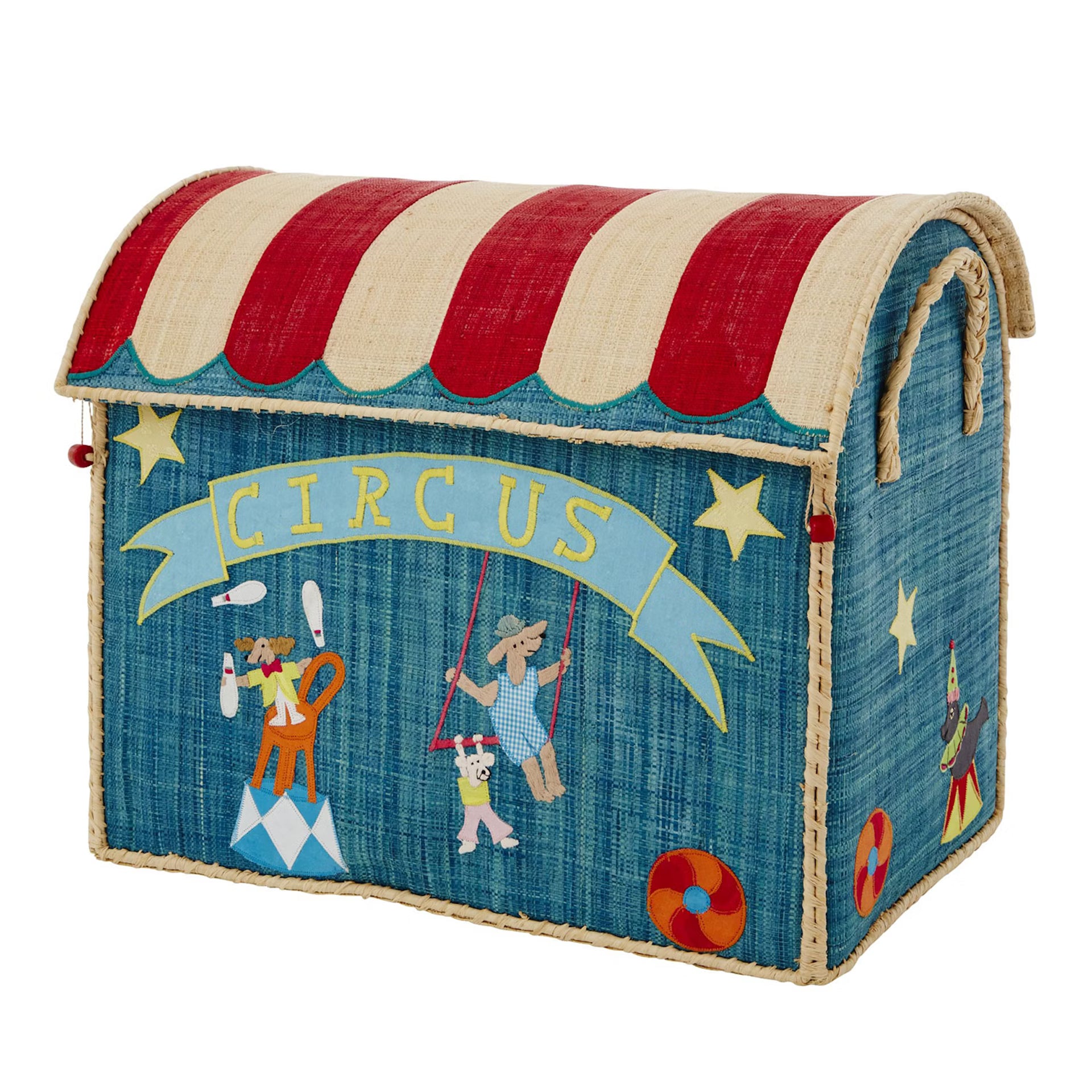 Raffia Circus Chest Basket