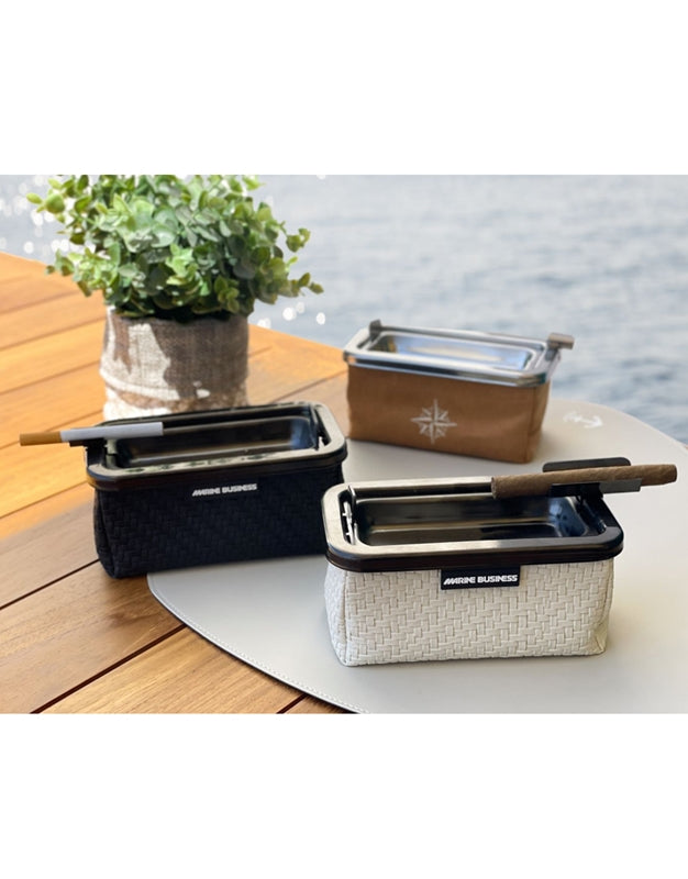 Rectangular Inox Ashtray Marine Business