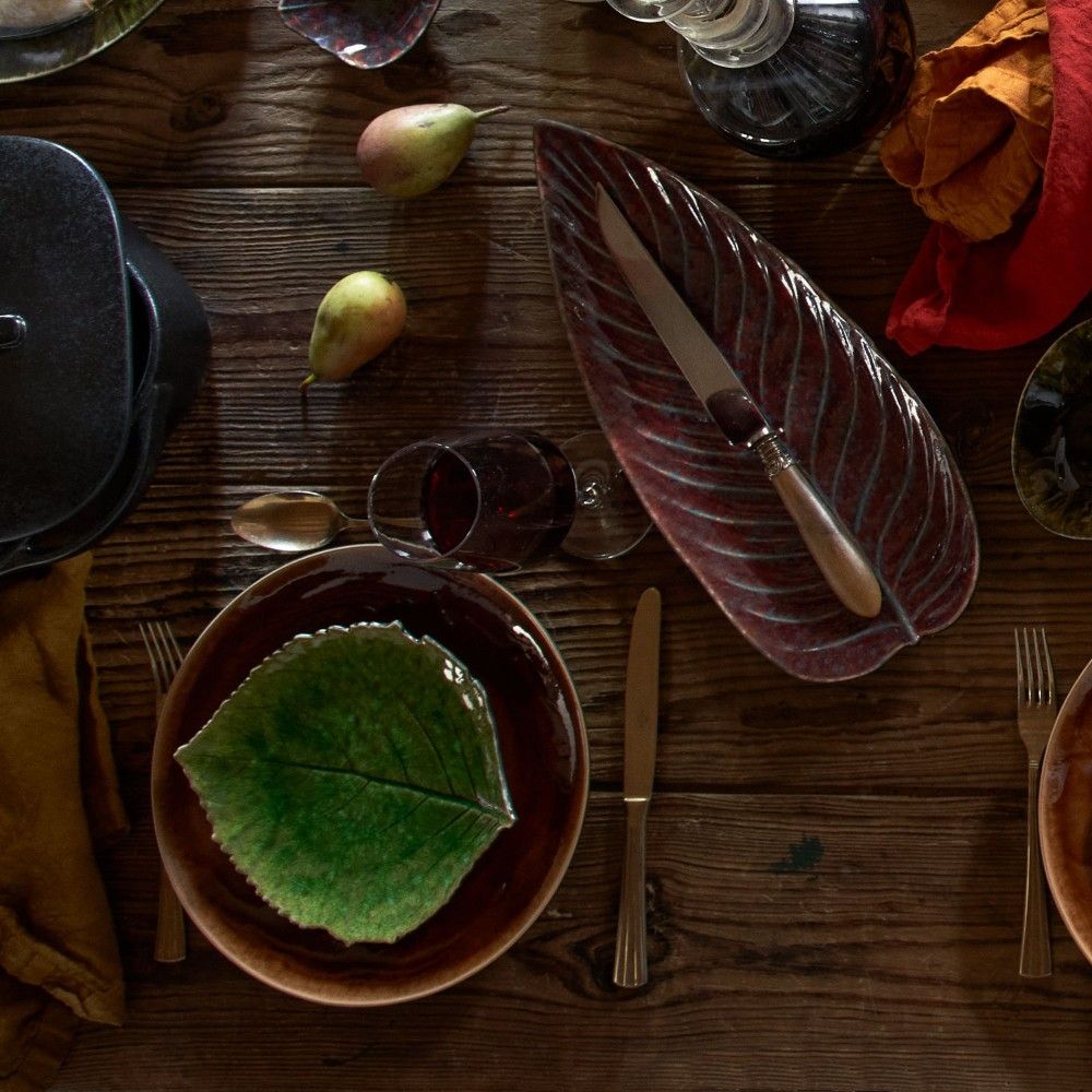 Riviera Hydrangea Leaf Plate