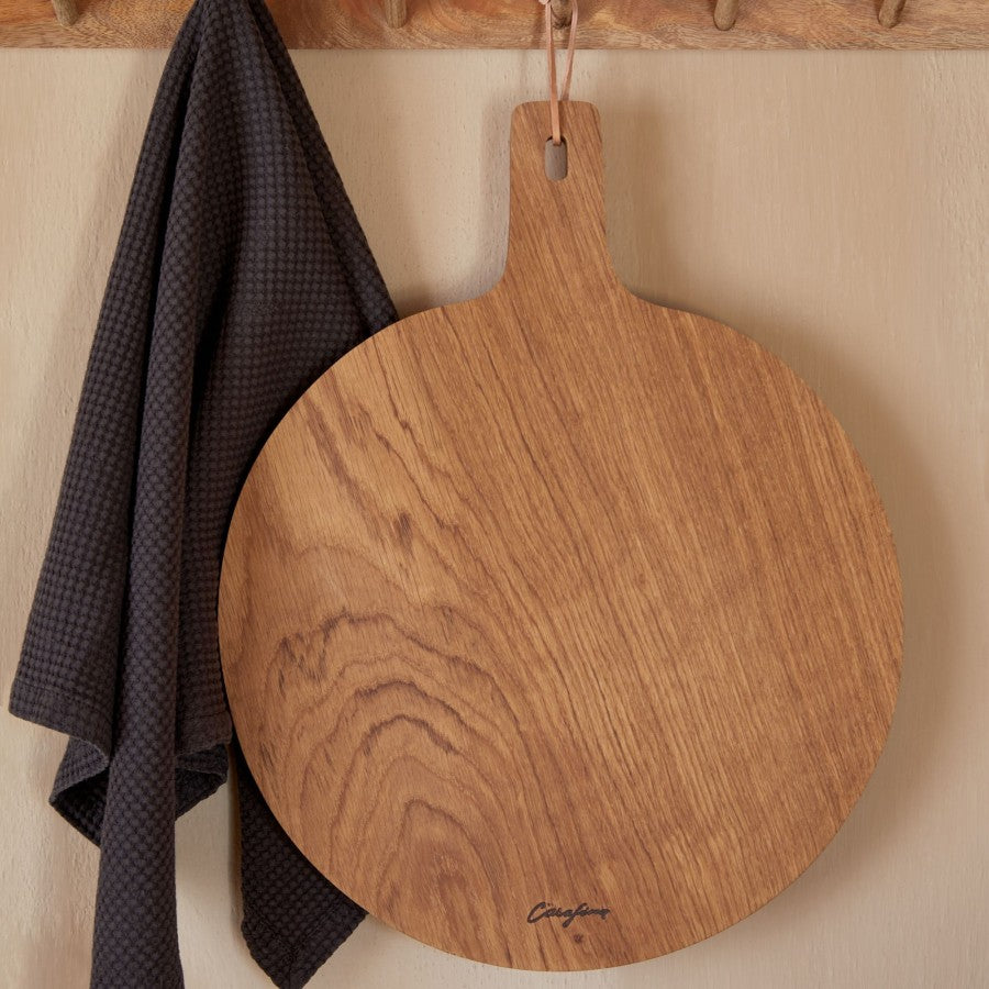 Round Oak Wood Cutting/Serving Board