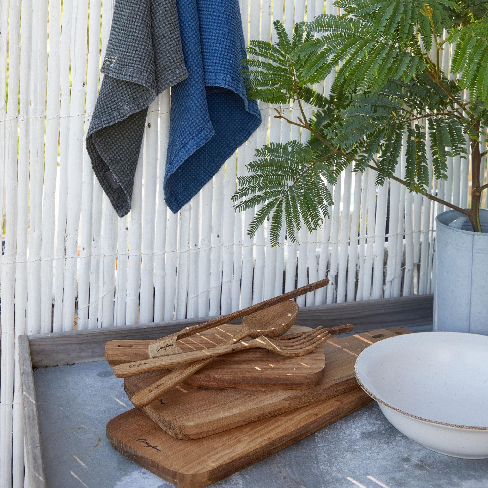 Oak Wood Spoon and Fork