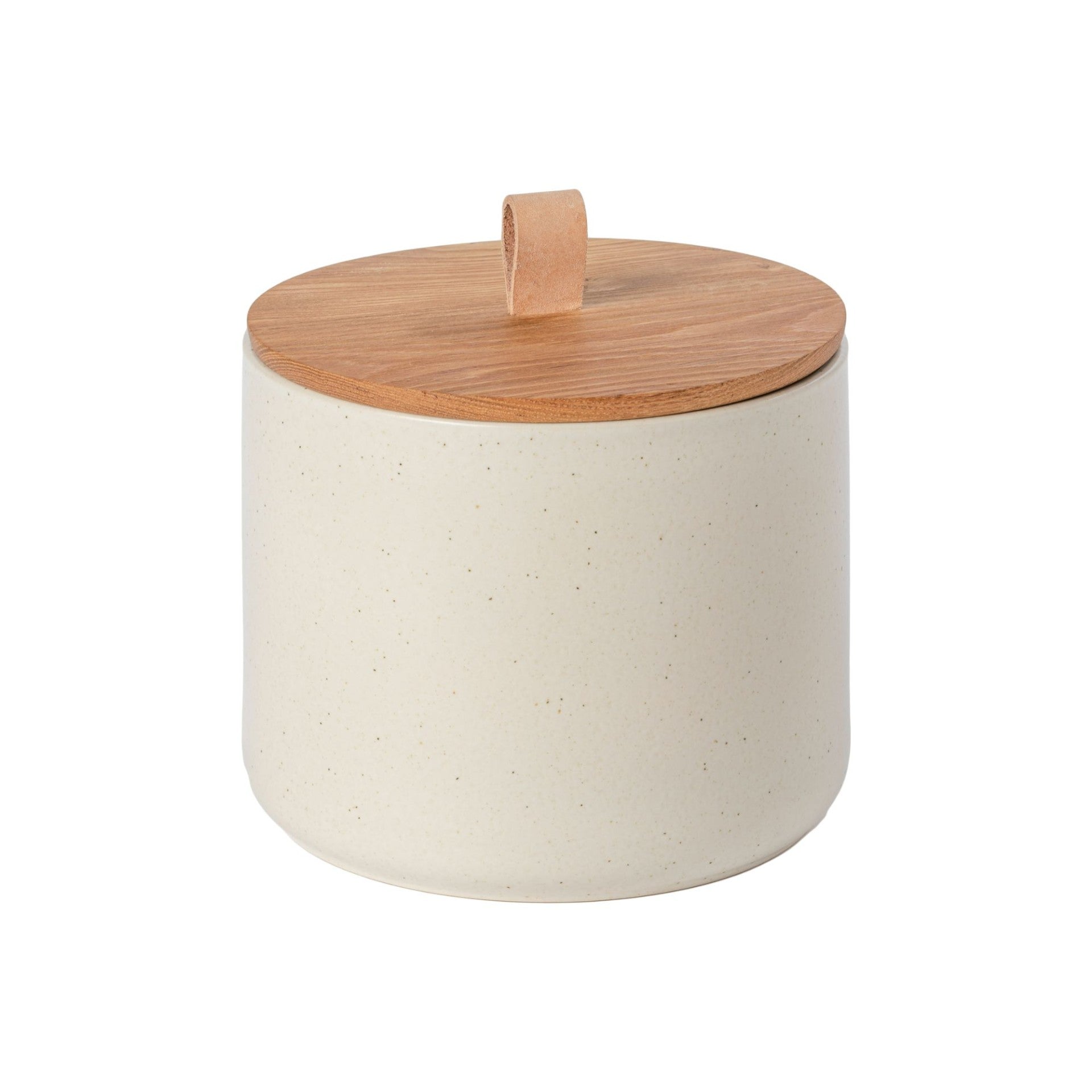 Canister Pacifica with Oak Wood Lid