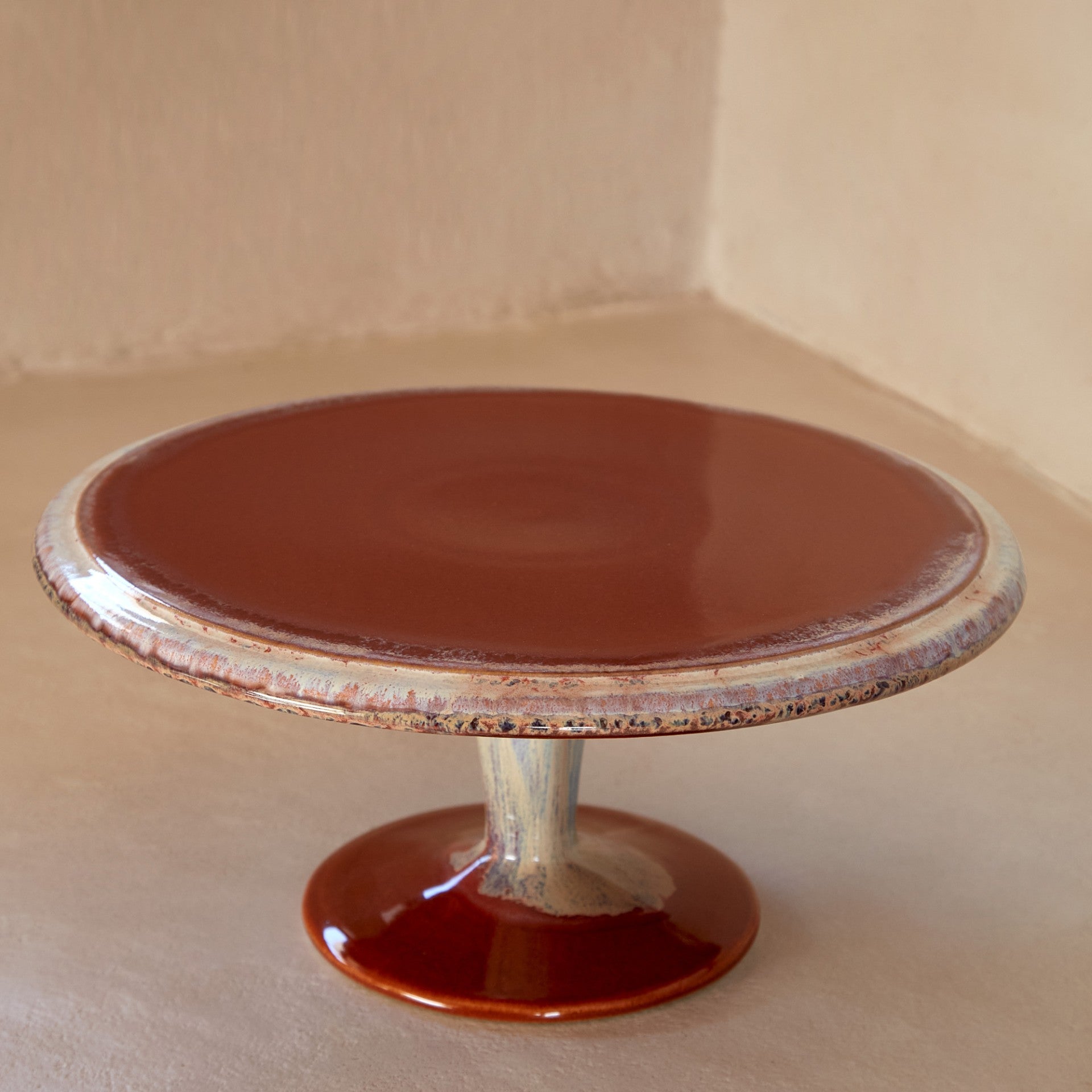 Footed Plate Poterie