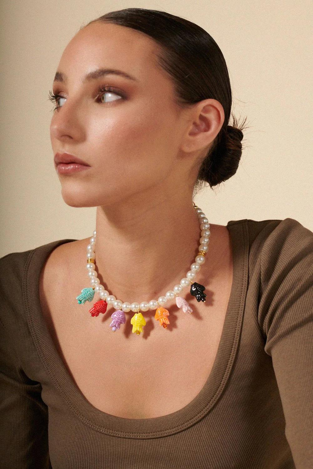 White Doris  Necklace