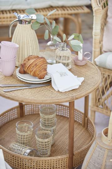 Thermos Natural Rattan Braid