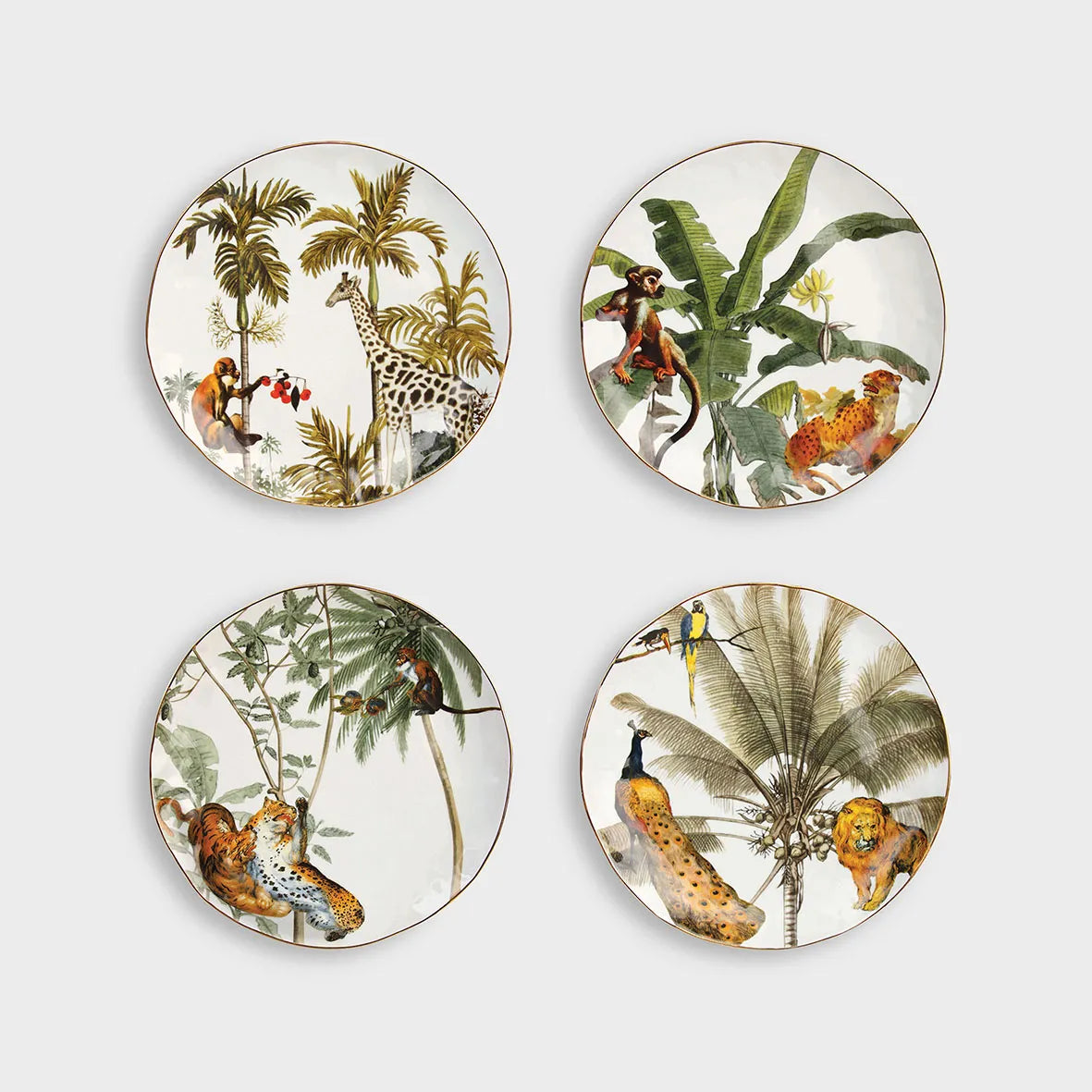 Jungle Plate (Set of 4)