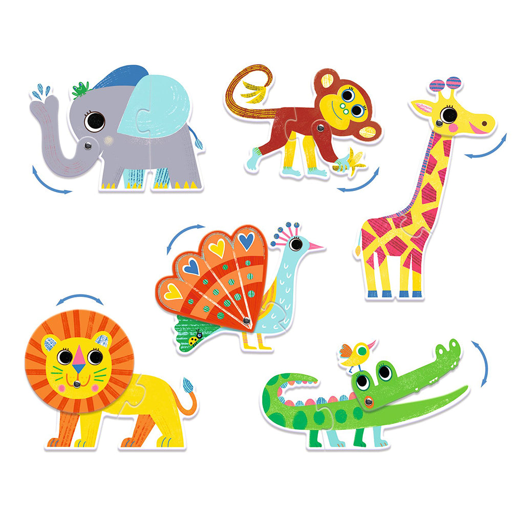 Djeco Duo Collection Jungle Animals