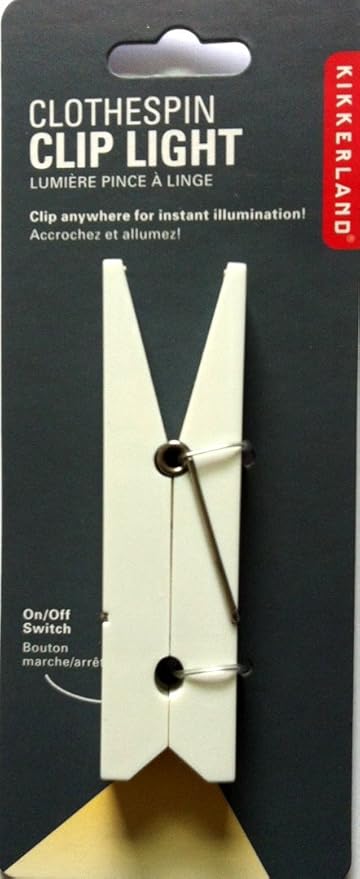 Clothespin Clip Light