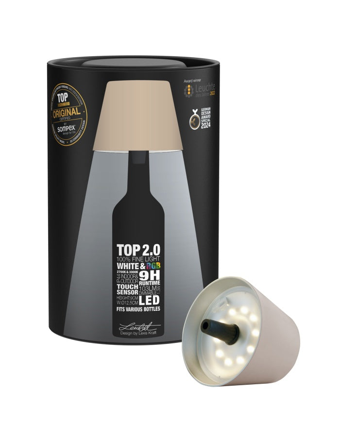 TOP 2.0 rechargeable bottle light