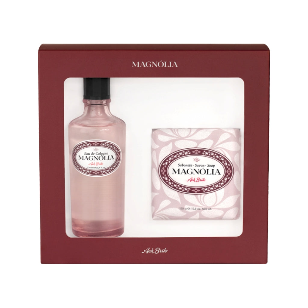 Magnolia Cologne and Soap Gift Box