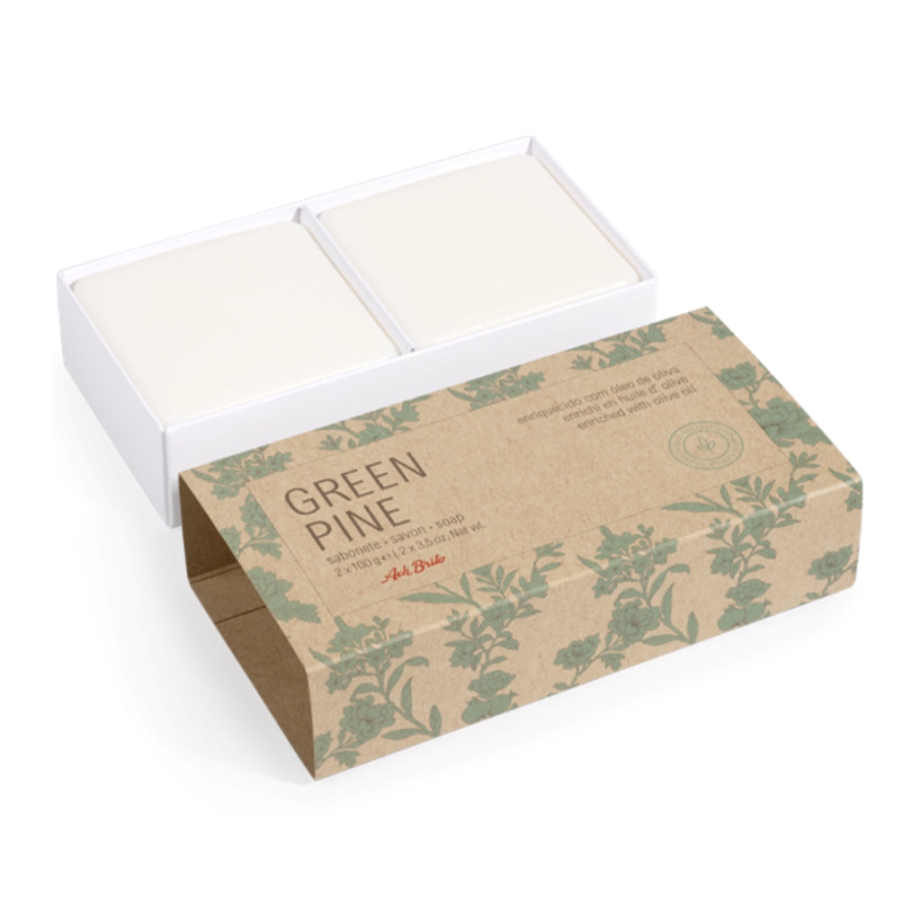 Green Pine Soap Box (Set of 2)