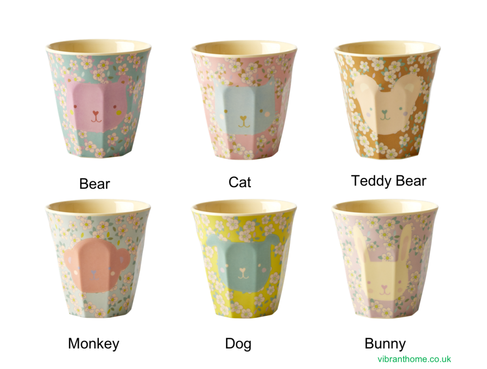 Melamine Animal print Kids Cups