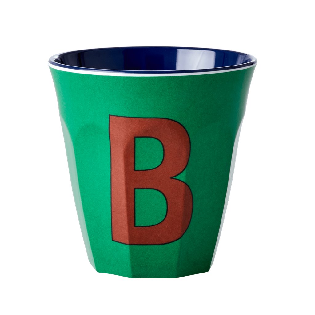 Alphabet Melamine Cups (Blue)