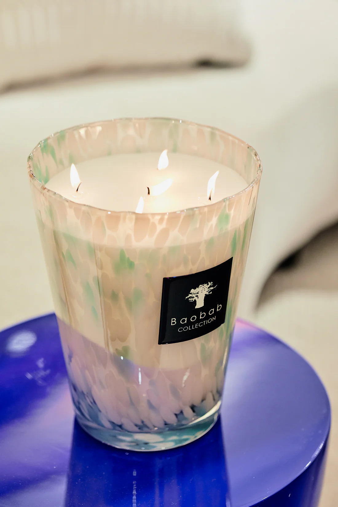 Sapphire Pearls Candle