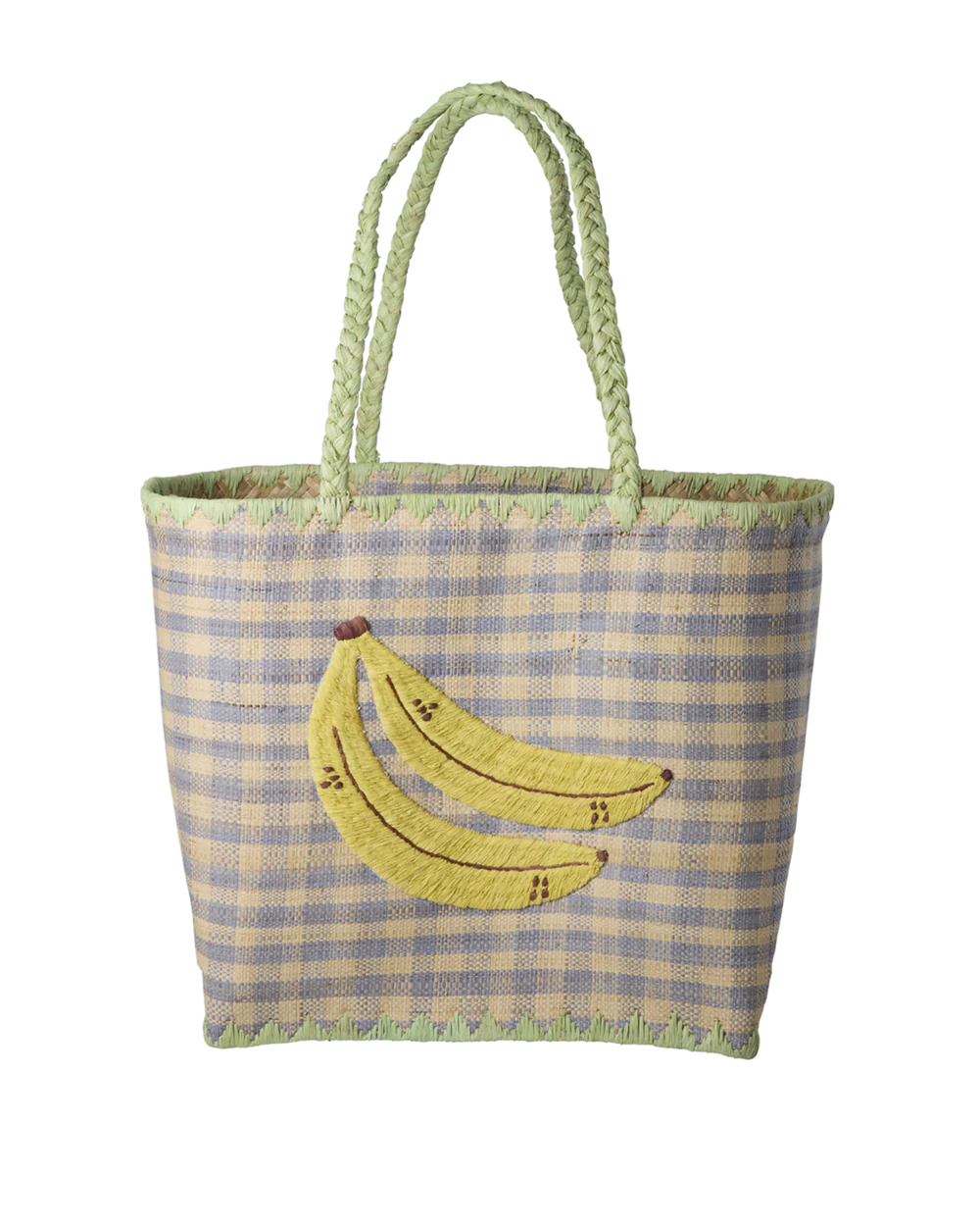Raffia Bag Banana Design