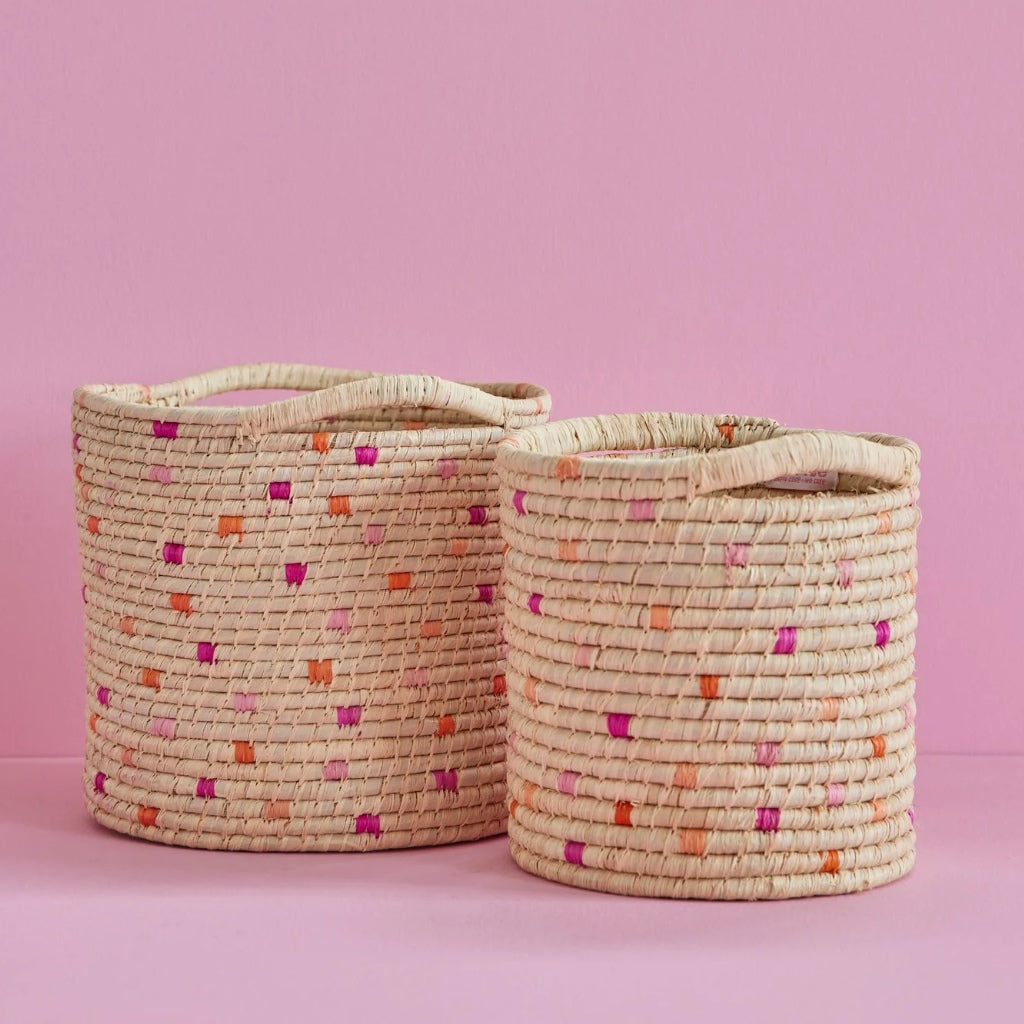 Raffia Storage Baskets