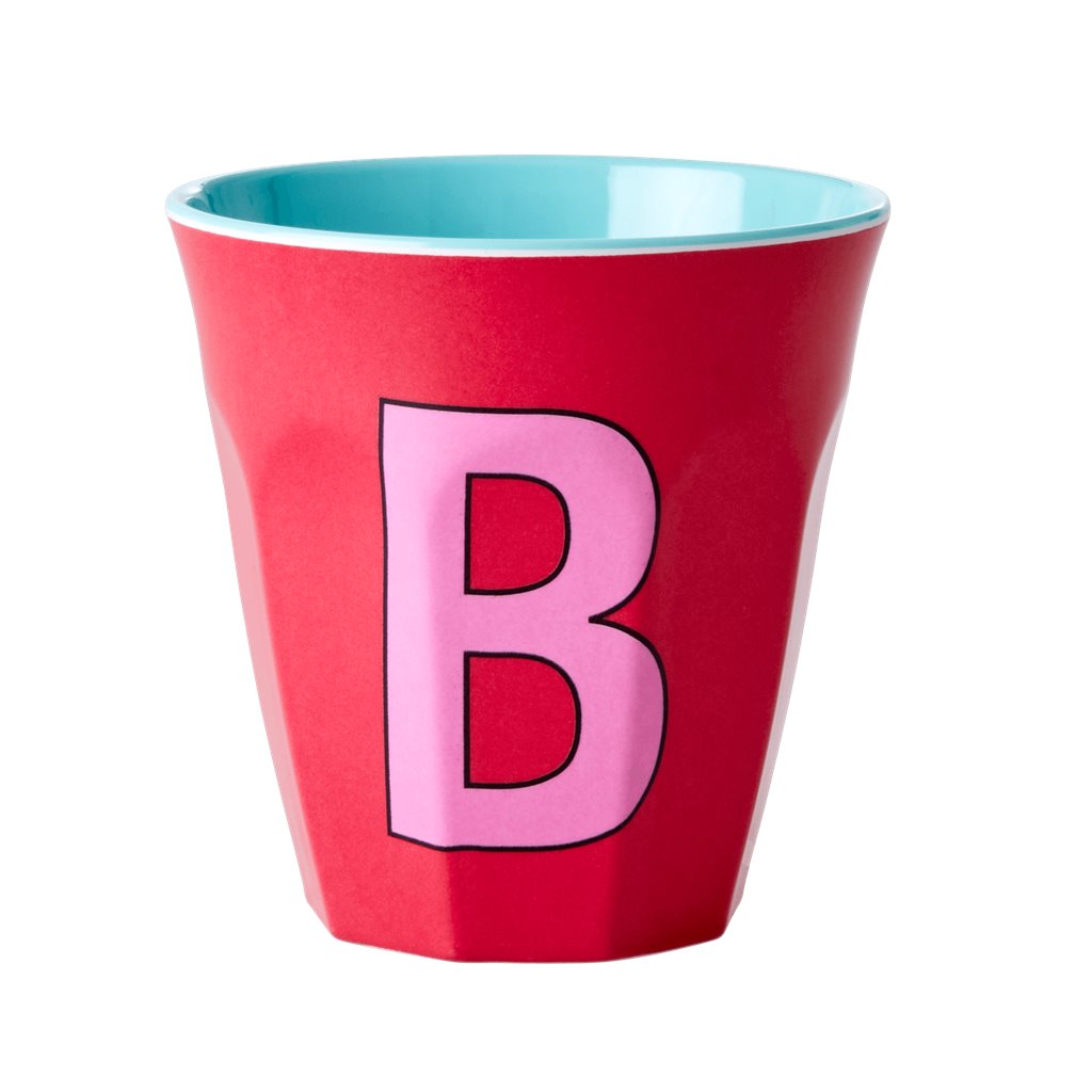 Alphabet Melamine Cups (Pink)