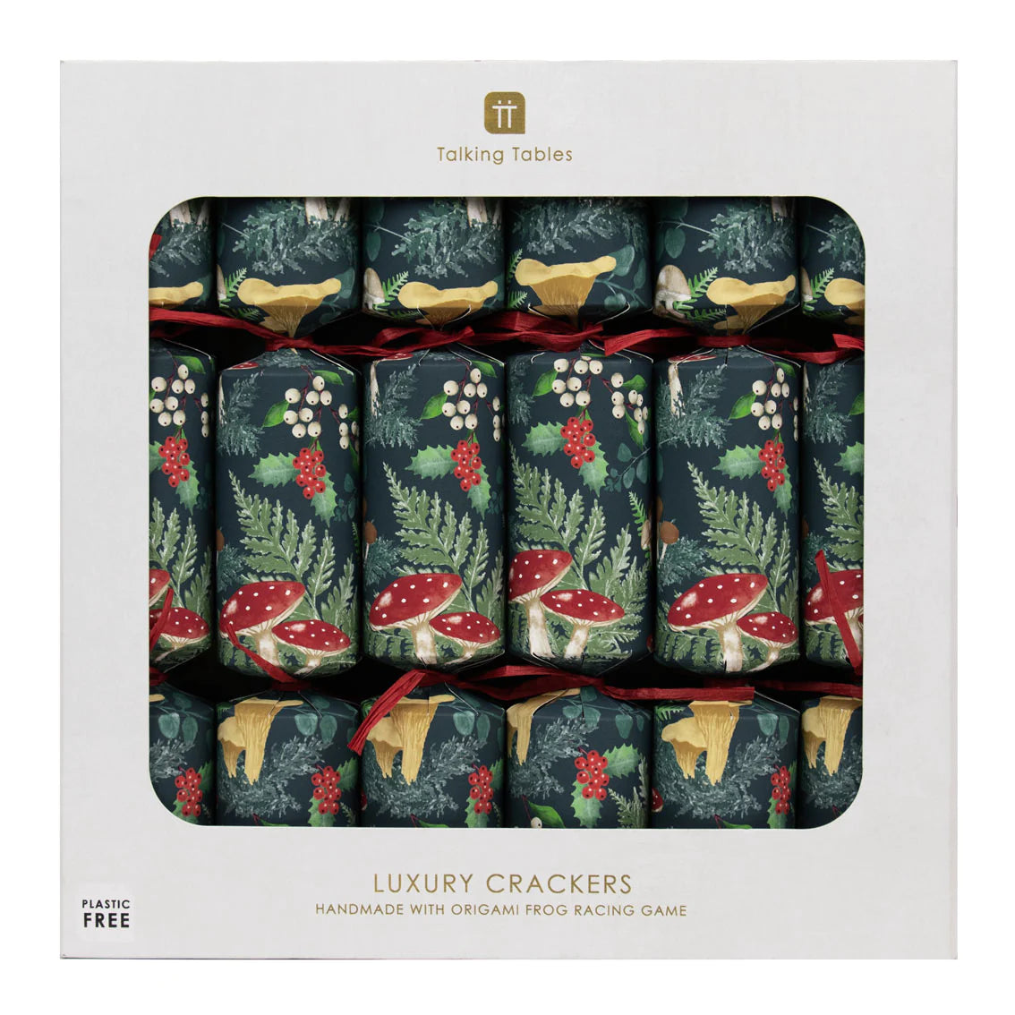 Midnight Forest Christmas Crackers (Set of 6)