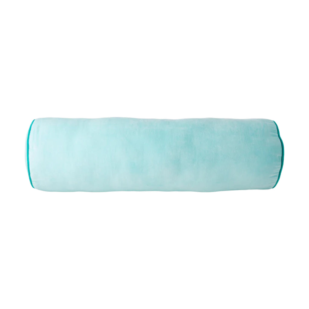 Velvet Bolster Pillow (Mint)